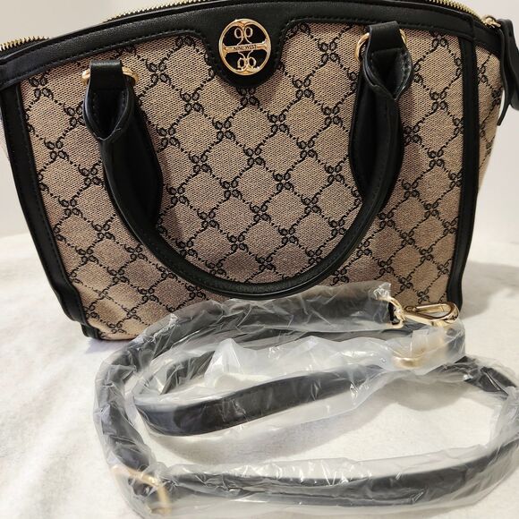 NINE WEST Kyelle Jet Set Satchel Handbag Crossbody Shoulder Bag New!! - Picture 1 of 14